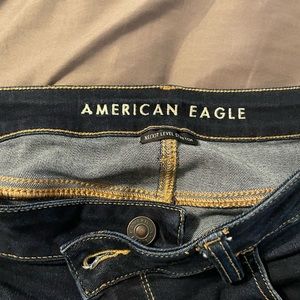 American Eagle next level stretch high rise jeans